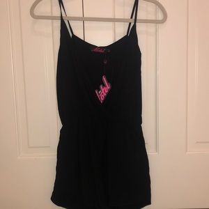 Nasty Gal Motel Black Romper